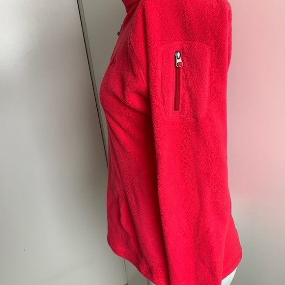 Under Armour pink 1/4 zip fleece pullover - Picture 4 of 7